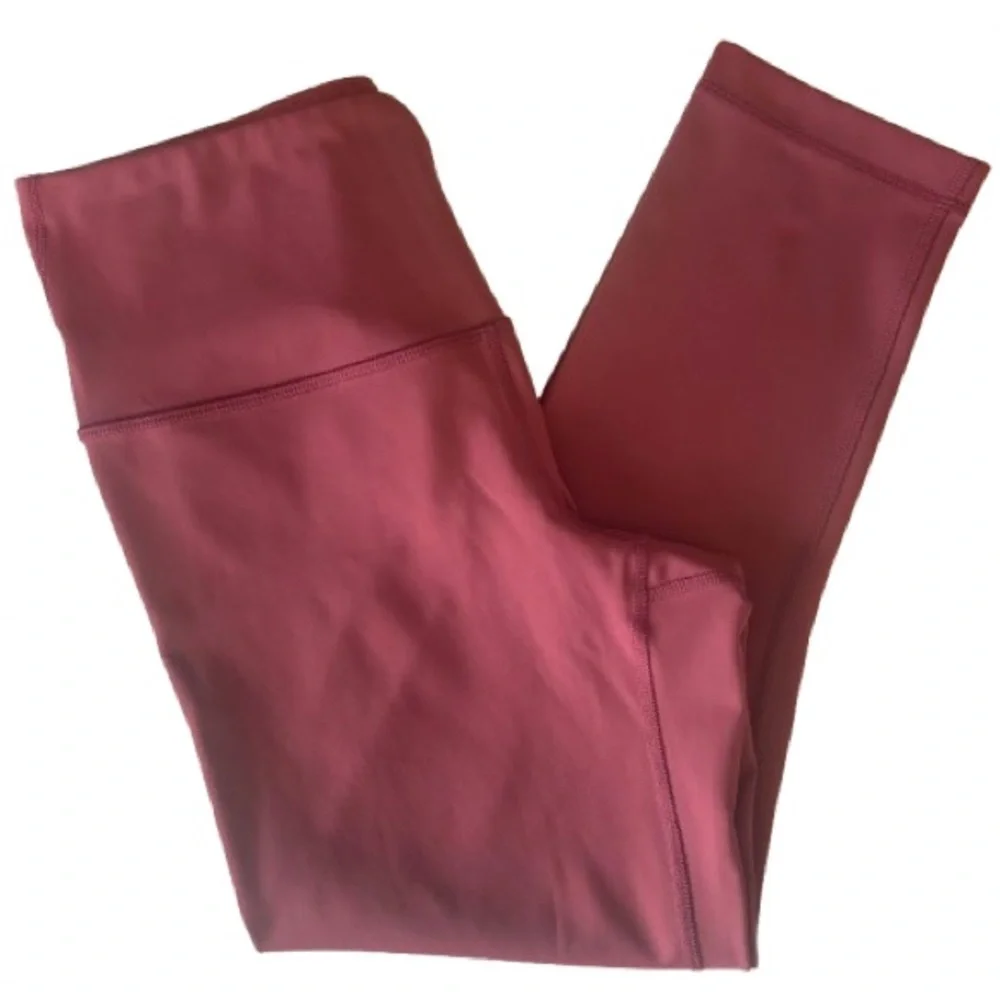 NWOT 90 Degree By Reflex Power Flex Tummy Control Leggings Marsala Size M - Picture 3 of 5
